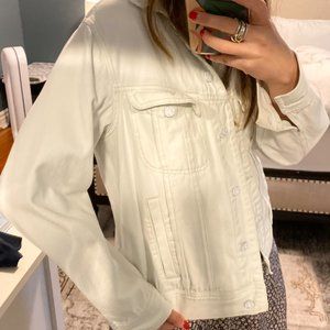 Pale Blue/ White Jean Jacket